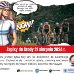 Koniec zapisów Przemysl Tour 2024 do 21 sierpnia 2024 roku.